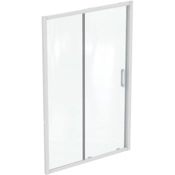 Душевая дверь Ideal Standard Connect 2 140 K968601 профиль Белый матовый стекло прозрачное — фото 1, Раздвижные душевые двери