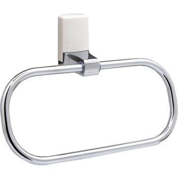 Кольцо для полотенец WasserKRAFT Leine K-5060W Хром — фото 1, Полотенцедержатели