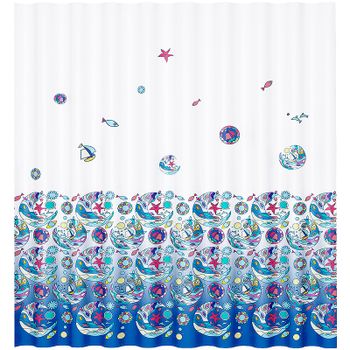 Штора для ванны WasserKRAFT Salm 180х200 SC-13101 Мультицвет — фото 1, Шторы для ванной