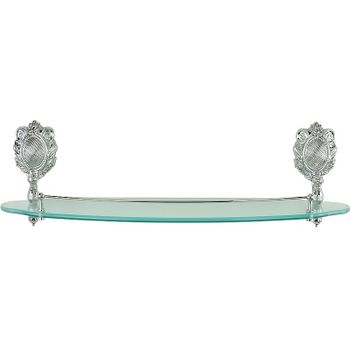 Стеклянная полка Migliore Cleopatra 16664 Хром — фото 2, Полки для ванной и душа