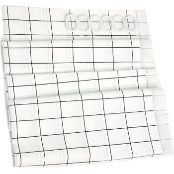 Штора для ванны Haiba HB75002 Клетка — фото 2, Шторы для ванной