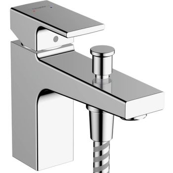 Смеситель на борт ванны Hansgrohe Vernis Shape 71463000 Хром — фото 1, Смесители на борт ванны