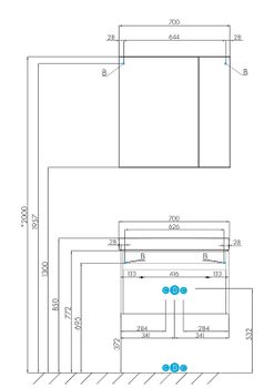 Тумба под раковину Aquaton Марти 70 1A267501MY010 подвесная Ясень шимо — фото 8, Тумбы под раковину