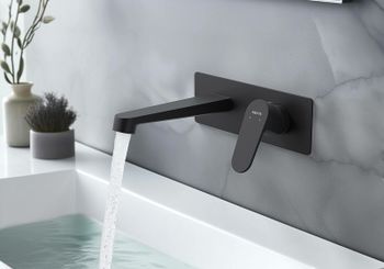 Смеситель для раковины Aquatek Оберон AQ1213MB Черный матовый — фото 3, Смесители для раковины