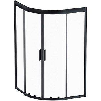 Душевой уголок AM.PM Gem 90х90 W90G-401A090BT профиль Черный матовый стекло прозрачное — фото 1, Душевые уголки четверть круга