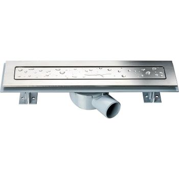 Душевой лоток Vincea Anzer 70 SAY.72.2.70.STN с решеткой Сатин — фото 1, Душевые лотки