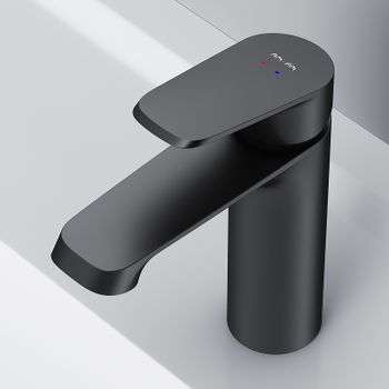 Товар: Смеситель для раковины AM.PM Func F8F02122 Черный матовый - фото 4 Смеситель для раковины AM.PM Func F8F02122 Черный матовый — фото 4, Смесители для раковины