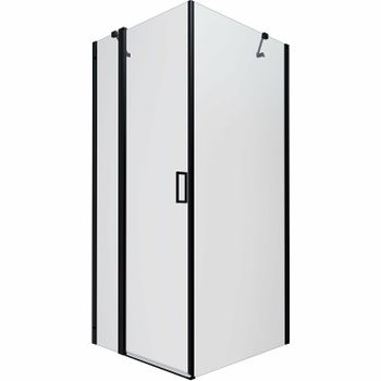 Душевой уголок Triton Йота-Блэк 90х90 Щ0000054032 профиль Черный стекло прозрачное — фото 10, Квадратные душевые уголки