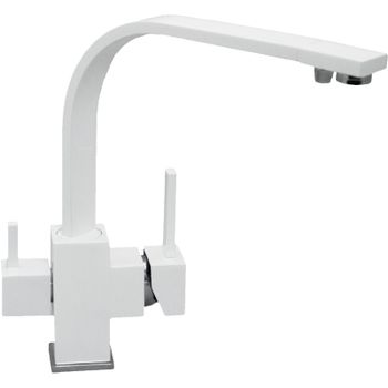 Смеситель для кухни Seaman Barcelone SSL-5390-SG Белый — фото 1, Смесители для кухни