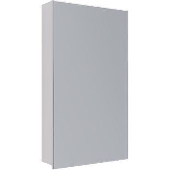 Зеркальный шкаф Lemark Universal 45 LM45ZS-U Белый глянец — фото 1, Зеркальные шкафы в ванную