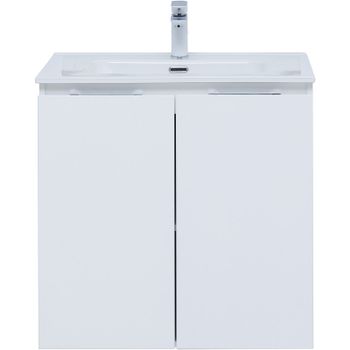 Тумба под раковину Aquanet Алвита New 70 303905 подвесная Белая матовая — фото 5, Тумбы под раковину