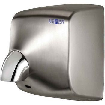 Сушилка для рук Nofer Windflow 01151.S Нержавеющая сталь матовая — фото 1, Сушилки для рук