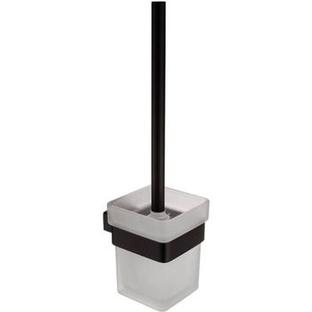 Ершик для унитаза Orans P-7207 7207pols Черный матовый — фото 1, Ершики для унитаза