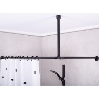 Карниз для ванны Ridder Wien 59511 Черный — фото 1, Карнизы для ванной