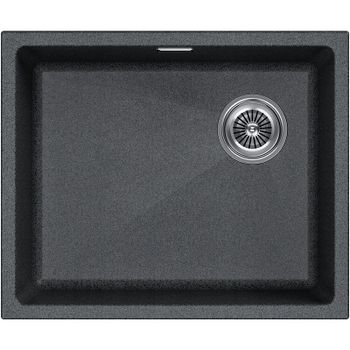 Кухонная мойка Paulmark Lumi 55 UNI-Skew LU55SK-DG Графит — фото 1, Кухонные мойки