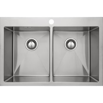 Кухонная мойка Seaman Eco Marino SMB-7651DS.A Нержавеющая сталь — фото 1, Кухонные мойки
