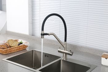 Смеситель для кухни Gappo G4398-85 Сатин Черный — фото 9, Смесители для кухни