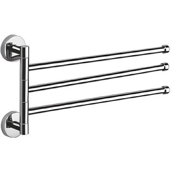 Полотенцедержатель Haiba HB113 поворотный Хром — фото 1, Полотенцедержатели