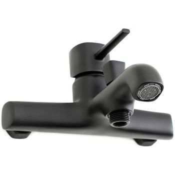 Душевая система Orange Karl M05-932b Черная — фото 4, Душевые стойки