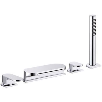 Смеситель на борт ванны Ravak Chrome CR 025.00 X070073 Хром — фото 1, Смесители на борт ванны