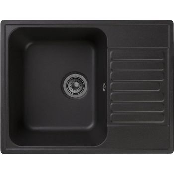 Кухонная мойка Reflection Prima 60 RF0460BL Черная — фото 1, Кухонные мойки