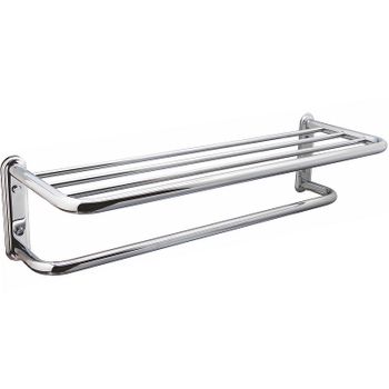 Полка для полотенец WasserKRAFT K-888 Хром — фото 1, Полки для полотенец