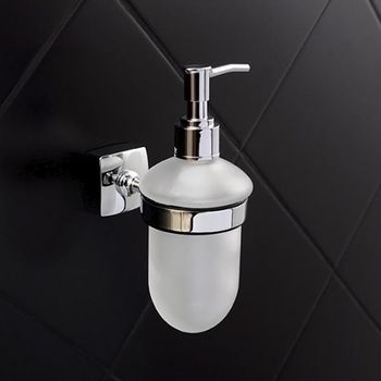 Дозатор жидкого мыла Fixsen Kvadro FX-61312 Хром — фото 2, Дозаторы