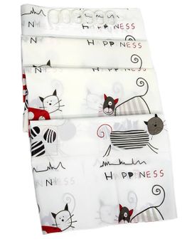 Штора для ванны Haiba HB75062 Коты — фото 3, Шторы для ванной