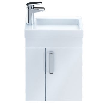 Тумба под раковину Iddis Torr 40 подвесная Белая — фото 1, Тумбы под раковину