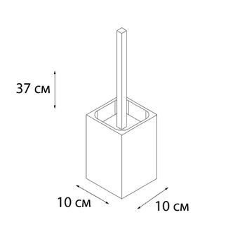 Ершик для унитаза Fixsen Punto FX-200-5 Серый, черный — фото 2, Ершики для унитаза