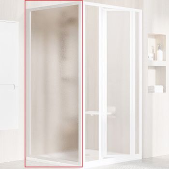 Душевая стенка Ravak Supernova PSS-90 940701O2ZG профиль Белый стекло Grape — фото 1, Боковые стенки