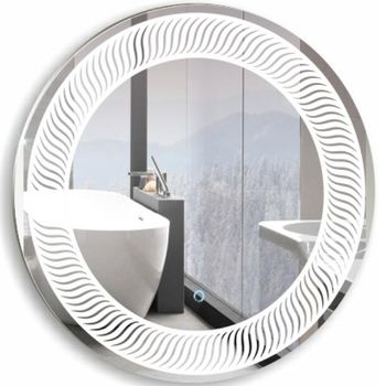 Зеркало Azario Милуз 77 ФР-00000937 с подсветкой с сенсорным выключателем — фото 1, Зеркала в ванную комнату