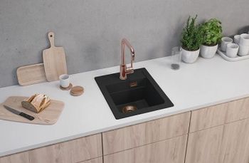 Кухонная мойка Alveus Granital Atrox 10 Carbon G91 400x500 1139771 Угольная — фото 2, Кухонные мойки