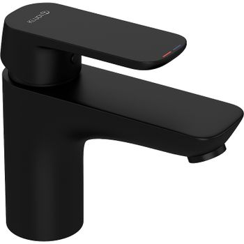 Смеситель для раковины Kludi Pure Style 400283975 Черный матовый — фото 1, Смесители для раковины