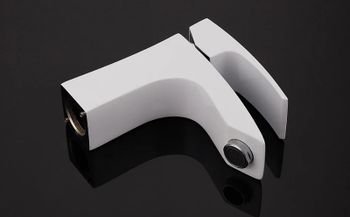 Смеситель для раковины Gappo G07 G1007-7 Белый Хром — фото 3, Смесители для раковины