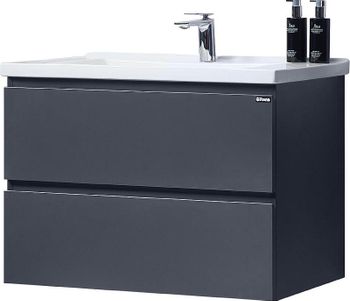 Тумба с раковиной Orans BC-4023-600 4023600З Матовый графитовый — фото 1, Тумбы с раковиной