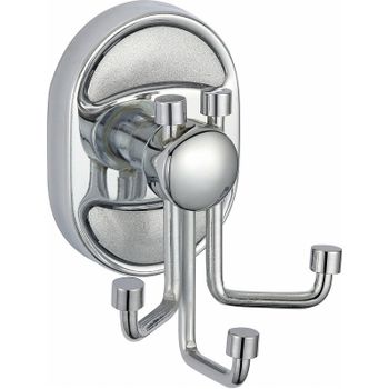 Тройной крючок Viko V-403 Хром — фото 1, Крючки для полотенец