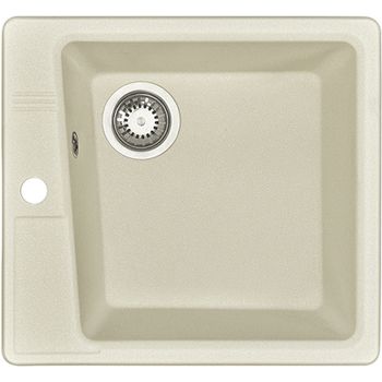 Кухонная мойка Aquaton Парма 47 1A713032PM240 Жемчуг — фото 1, Кухонные мойки