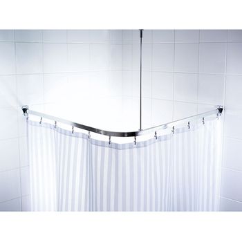 Карниз для ванны Ridder 52000 Хром — фото 2, Карнизы для ванной