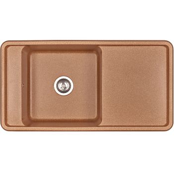 Кухонная мойка Aquaton Беллис 97 1A725132BS270 Терракот — фото 1, Кухонные мойки