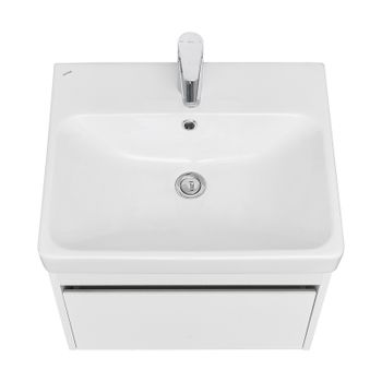 Тумба под раковину Aquaton Марти 55 1A263201MY010 подвесная Ясень шимо — фото 2, Тумбы под раковину