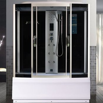 Душевой бокс River Dunay 170x80 ТН 10000001473 с поддоном — фото 1, Душевые боксы