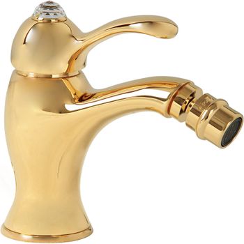 Смеситель для биде Migliore Lem Swarovski 18889 Золото — фото 1, Смесители для биде