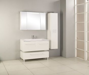 Тумба Aquaton Мадрид 120 М 1A168803MA010 Белая — фото 3, Комоды и тумбы для ванной комнаты