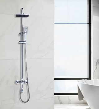 Душевая система Schein 865511 Хром — фото 2, Душевые стойки