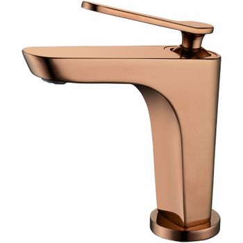 Смеситель для раковины Abber Zeitlos AF8909RG Розовое золото — фото 1, Смесители для раковины