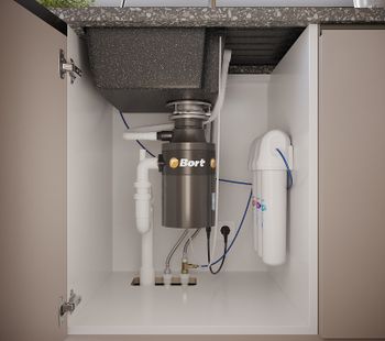 Кухонная мойка Domaci Бьелла DMC-13S GWS-13S-308 Черная — фото 7, Кухонные мойки