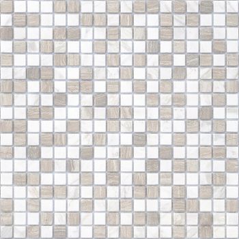 Мозаика Caramelle mosaic Pietrine 4 мм Pietra Mix 2 MAT 30,5x30,5 см — фото 1, Мозаика