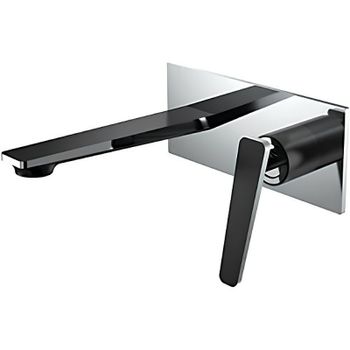 Смеситель для раковины Frap F1057-22 Черный матовый Хром — фото 1, Смесители для раковины