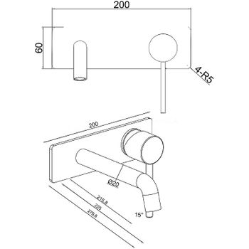 Смеситель для раковины Allen Brau Glority 5.51004-31 Черный матовый — фото 3, Смесители для раковины